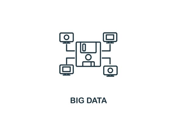 Big Data Icon from Industry 4: A Practical Guide for Designers and Developers