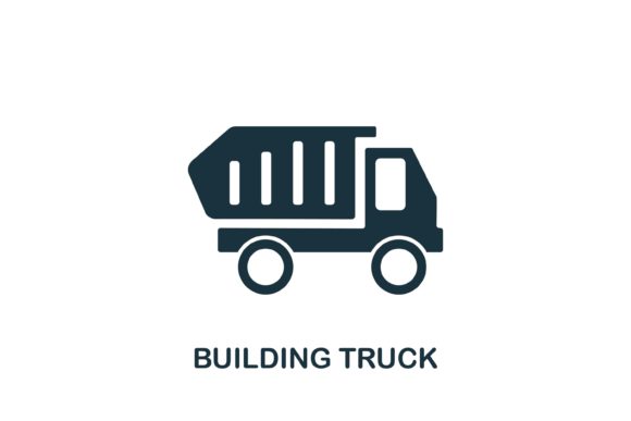 Building Truck Icons for Modern Design Projects