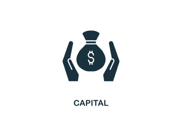 Capital Icon from Investment Collection: Enhancing Visual Clarity in Design and Communication