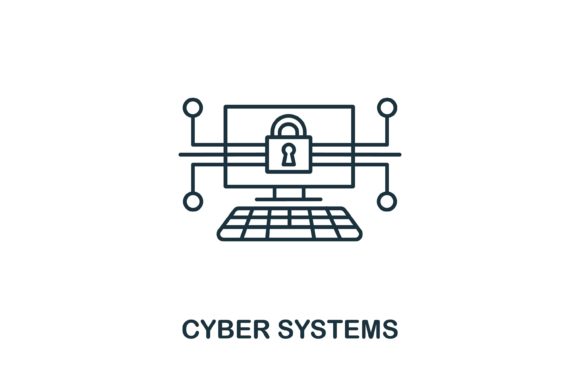 Cyber Systems Icon for Modern Design Projects