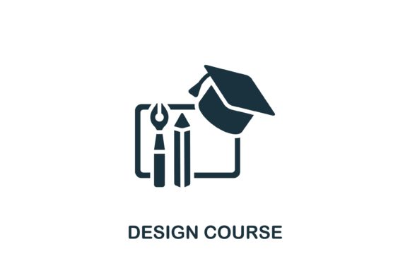 Design Course Icon: Simple Visuals for Online Learning Projects