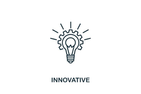 Innovative Icon from Industry 4: A Modern Visual Language for Digital Design