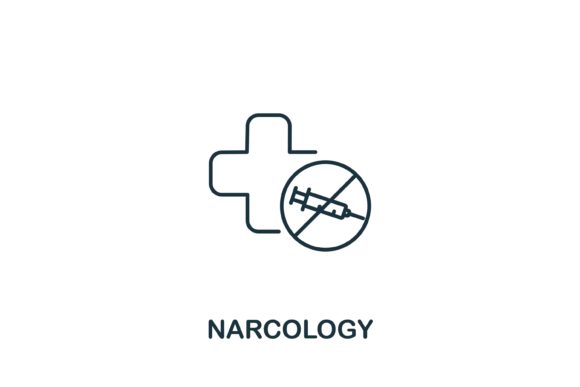Narcology Icon from Medical Collection: Practical Uses for Designers and Content Creators